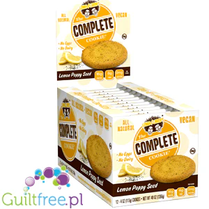 Lenny & Larry Complete Cookie, Lemon Poppy Seed - Wegańskie Ciacho Proteinowe z Cytryna & Mak - Image 3