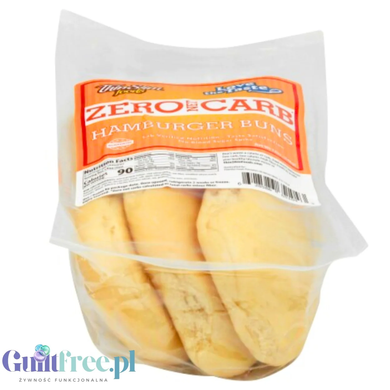 ThinSlim Zero Carb Hamburger Buns - proteinowe bułki bezwęglowodanowe 90kcal - Image 2
