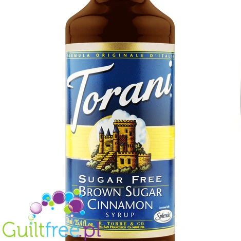 Torani Brown Sugar & Cinnamon 0,75L - syrop do kawy bez cukru o smaku Brązowy Cukier & Cynamon - Image 4