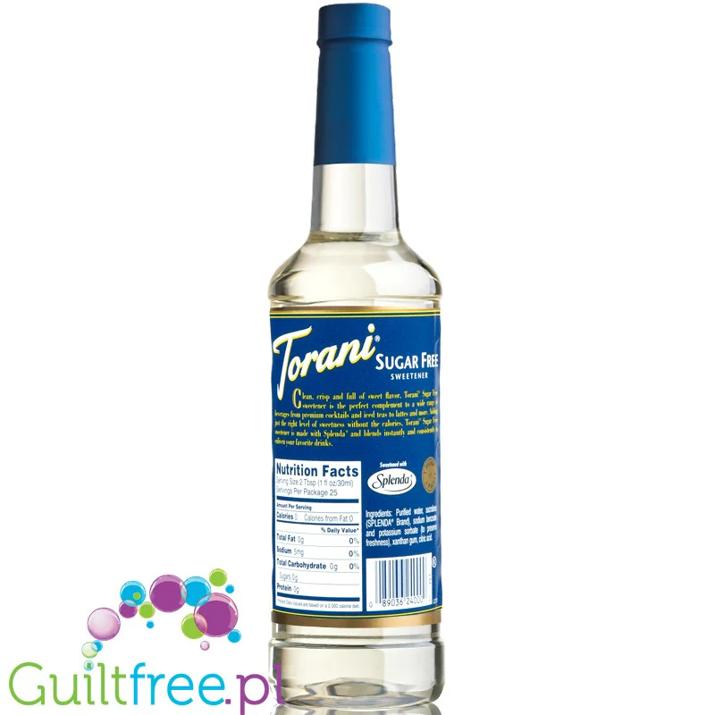 Torani Sweetener 0,75L - czysty syrop słodzący niearomatyzowany - Image 2