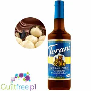 Torani Chocolate Macadamia 0,75L - syrop do kawy bez cukru o smaku Czekolada & Makadamia - Image 2
