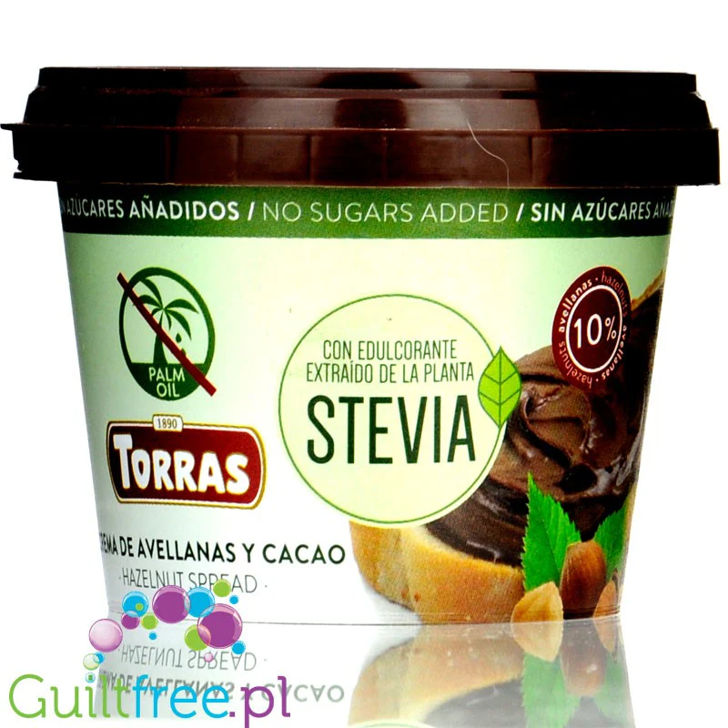 Torras Crema de Avellana y Cacao - krem czekoladowo-orzechowy bez cukru ze stewią - Image 3