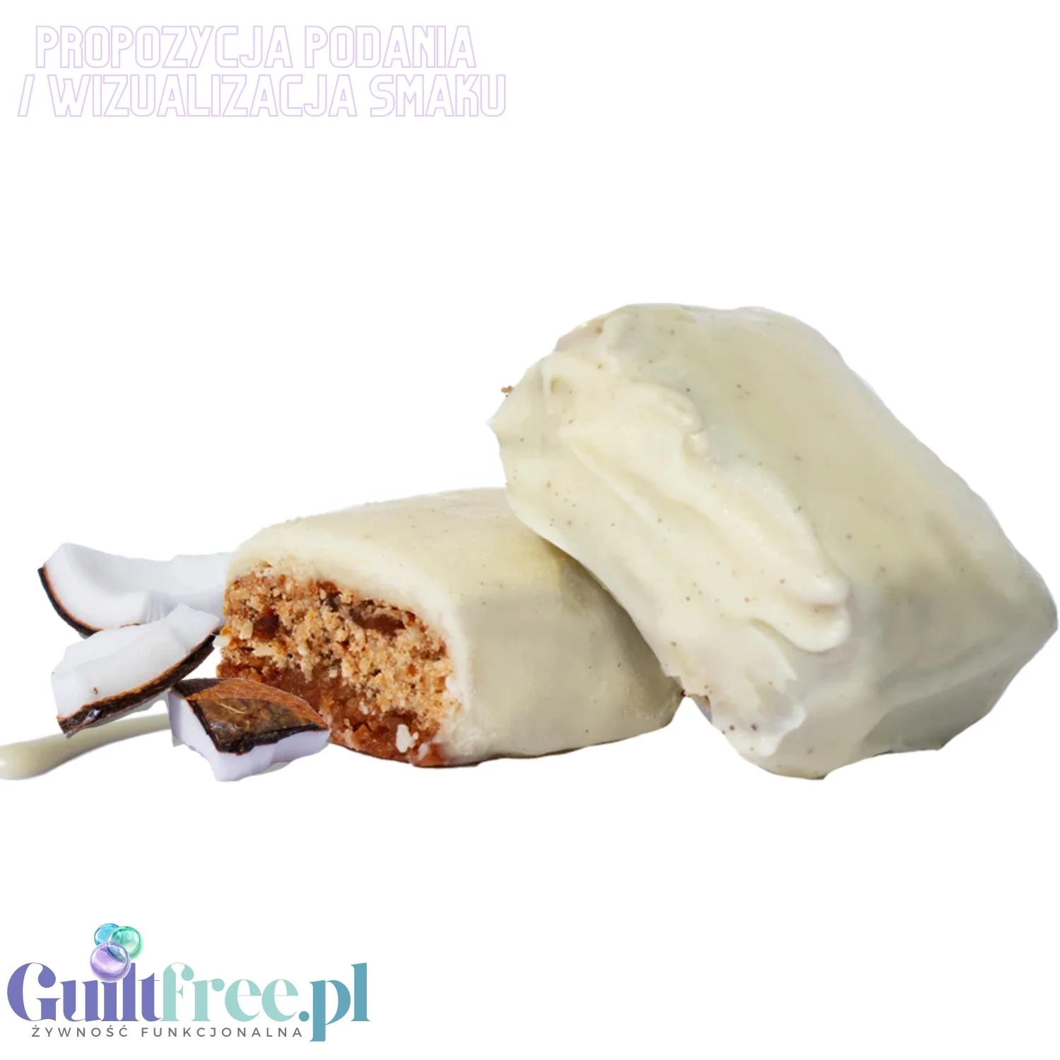 Treatfuls Sweeter Than Your Ex - wegański bio batonik z migdałami, cashew w białej 'czekoladzie' bez mleka z ksylitolem - Image 4