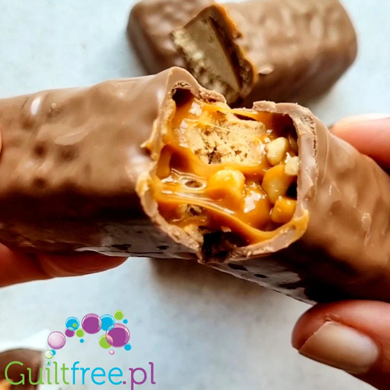 Trec Protein Peanut & Caramel - baton proteinowy  z karmelem i orzeszkami ziemnymi