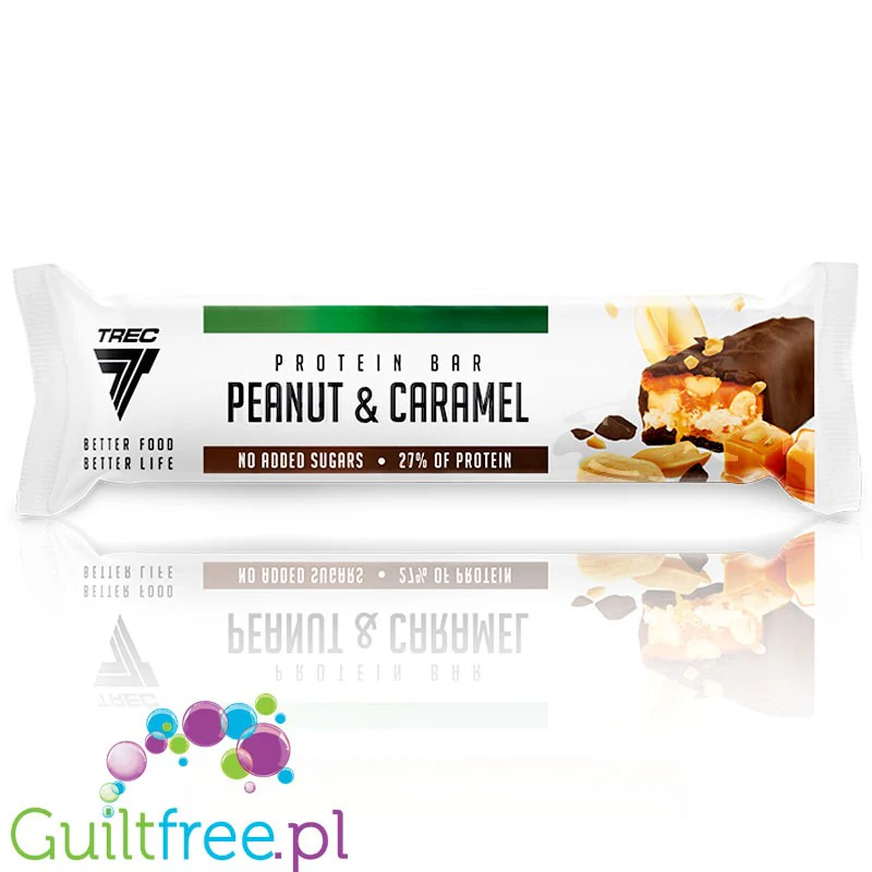 Trec Protein Peanut & Caramel - baton proteinowy  z karmelem i orzeszkami ziemnymi - Image 2