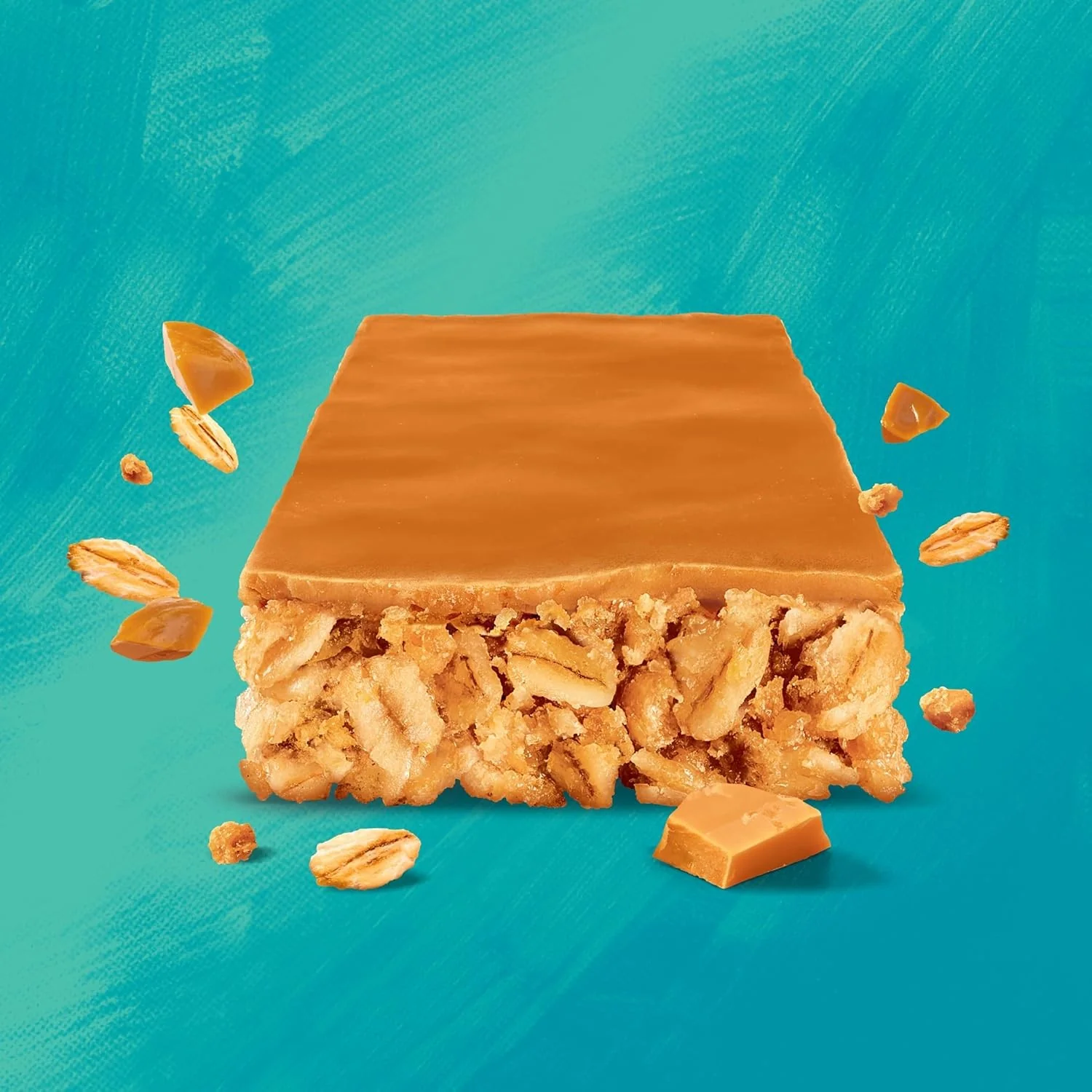 Trek Protein Flapjack Salted Caramel - wegański bezglutenowy baton białkowy 9g białka - Image 4