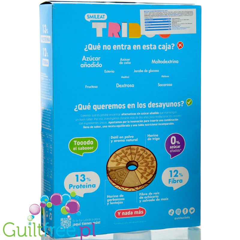 Triboo Smileat Bio - kółeczka wielozbożowe bez cukru 13% białka & 12% błonnika - Image 3