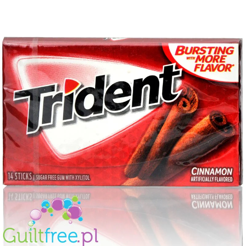 Trident Cinnamon - guma do żucia bez cukru, z ksylitolem
