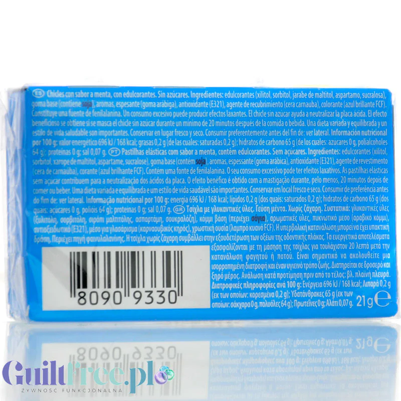 Trident Vibes Peppermint - miękka guma do żucia bez cukru, z ksylitolem - Image 2