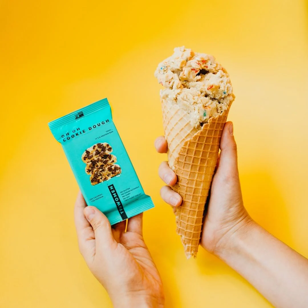TRUBAR Oh Oh Cookie Dough - ciasteczkowy wegański baton białkowy bez glutenu, soi i słodzików - Image 3