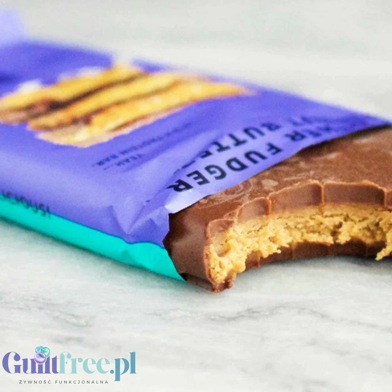 TRUBAR Smother Fudger Peanut Butter - wegański baton białkowy bez glutenu soi i słodzików - Image 5