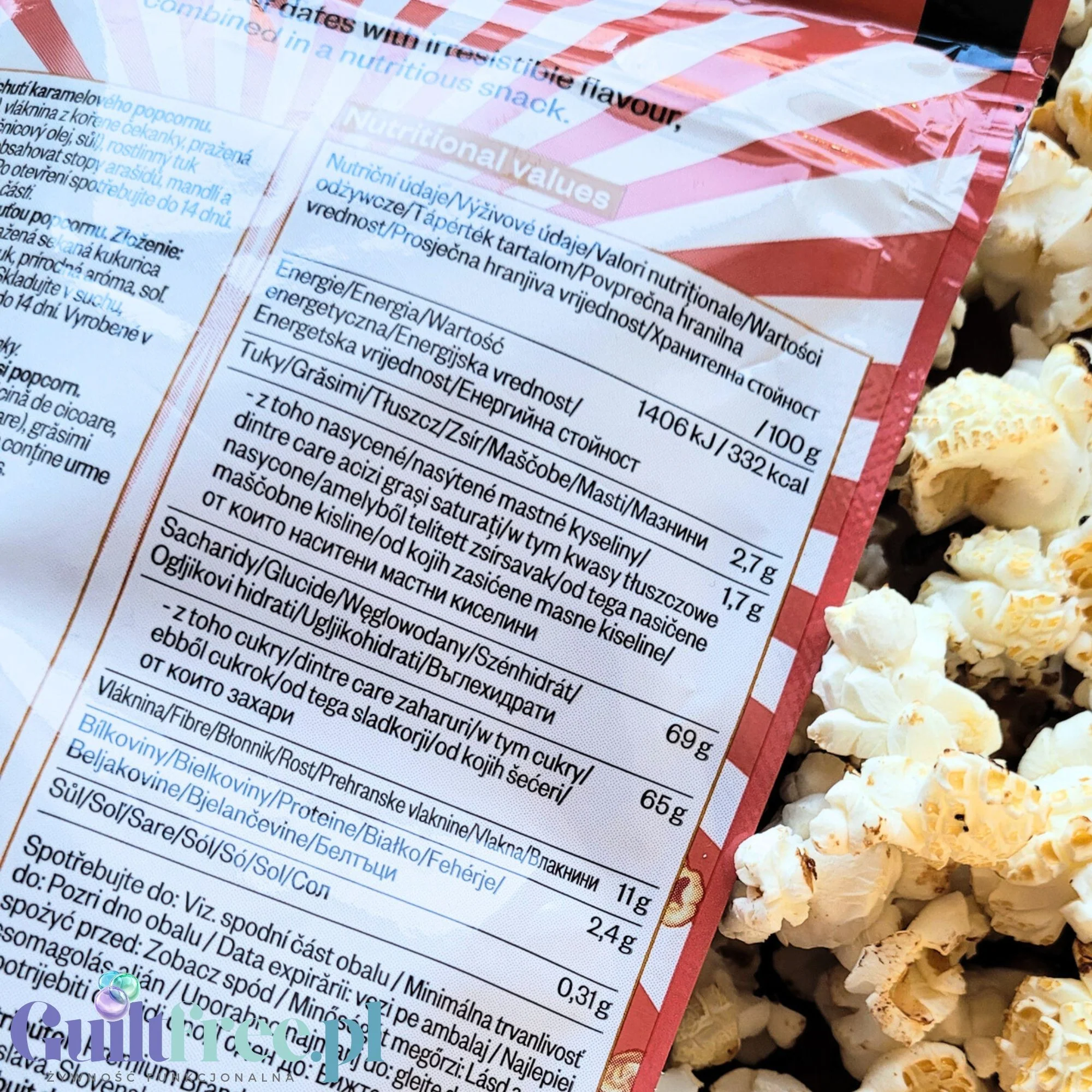 True Dates Caramel Popcorn - daktyle bez dodatku cukru o smaku karmelowego popcornu - Image 3
