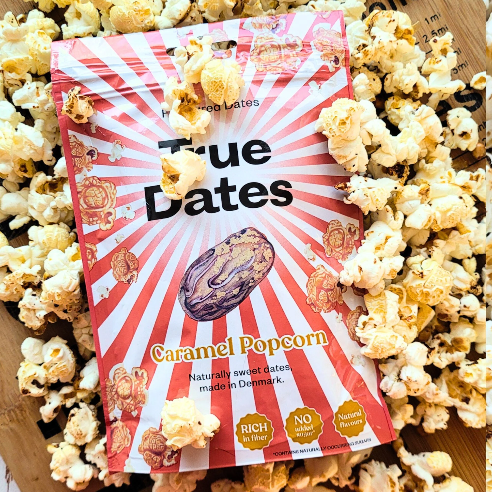 True Dates Caramel Popcorn - daktyle bez dodatku cukru o smaku karmelowego popcornu - Image 4