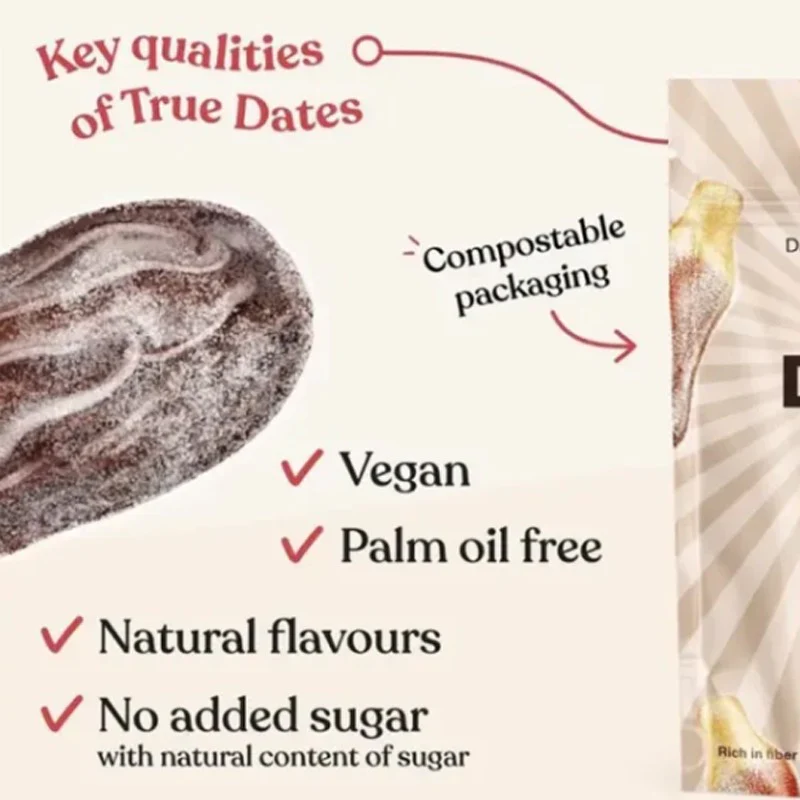 True Dates Creamy Peanut Butter - daktyle nadziewane masłem orzechowym bez dodatku cukru - Image 2
