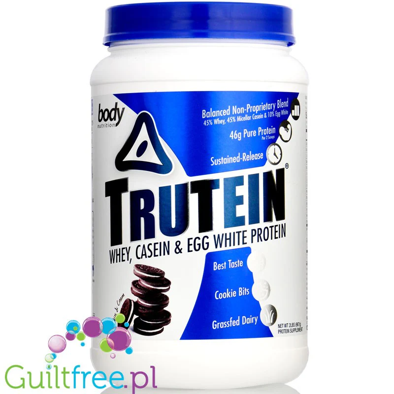 Trutein Cookies & Cream - odżywka białkowa z WPI, WPC, kazeiną i albuminą jaj