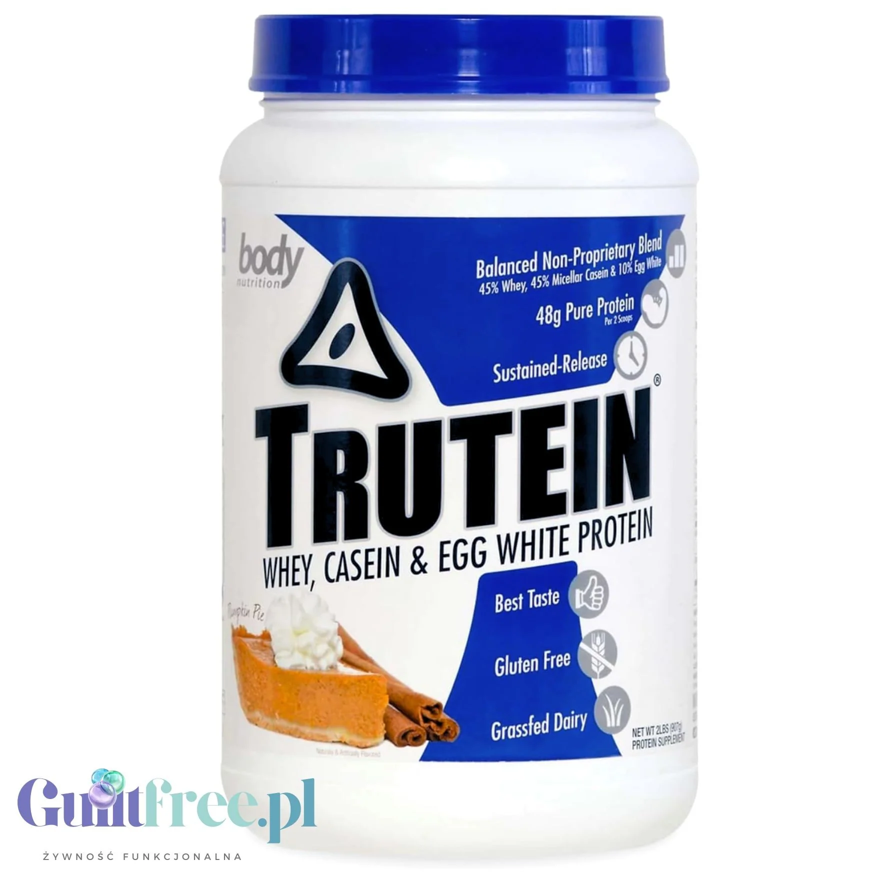Trutein Pumpkin Pie - odżywka białkowa z WPI, WPC, kazeiną i albuminą jaj