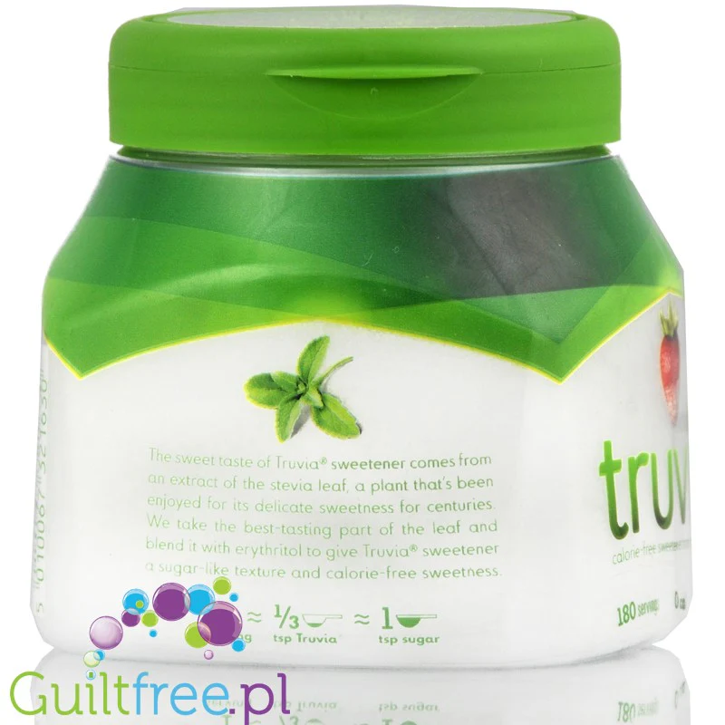Truvia Stevia Leaf 270g UK -  naturalny słodzik w kryształkach 0kcal ze stewią i erytrytolem - Image 3