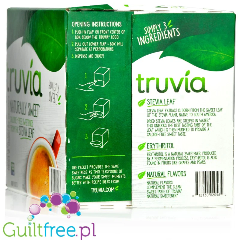Truvia Stevia Leaf - 400 saszetek - słodzik w saszetkach ze stewią i erytrytolem - Image 3