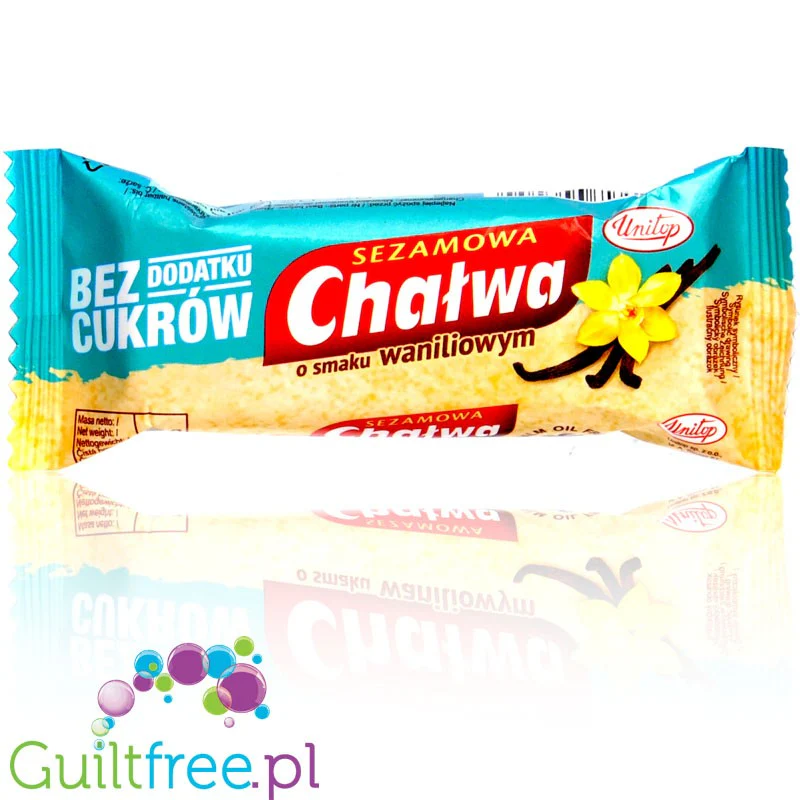 Unitop sezamowa chałwa waniliowa bez cukru 40g