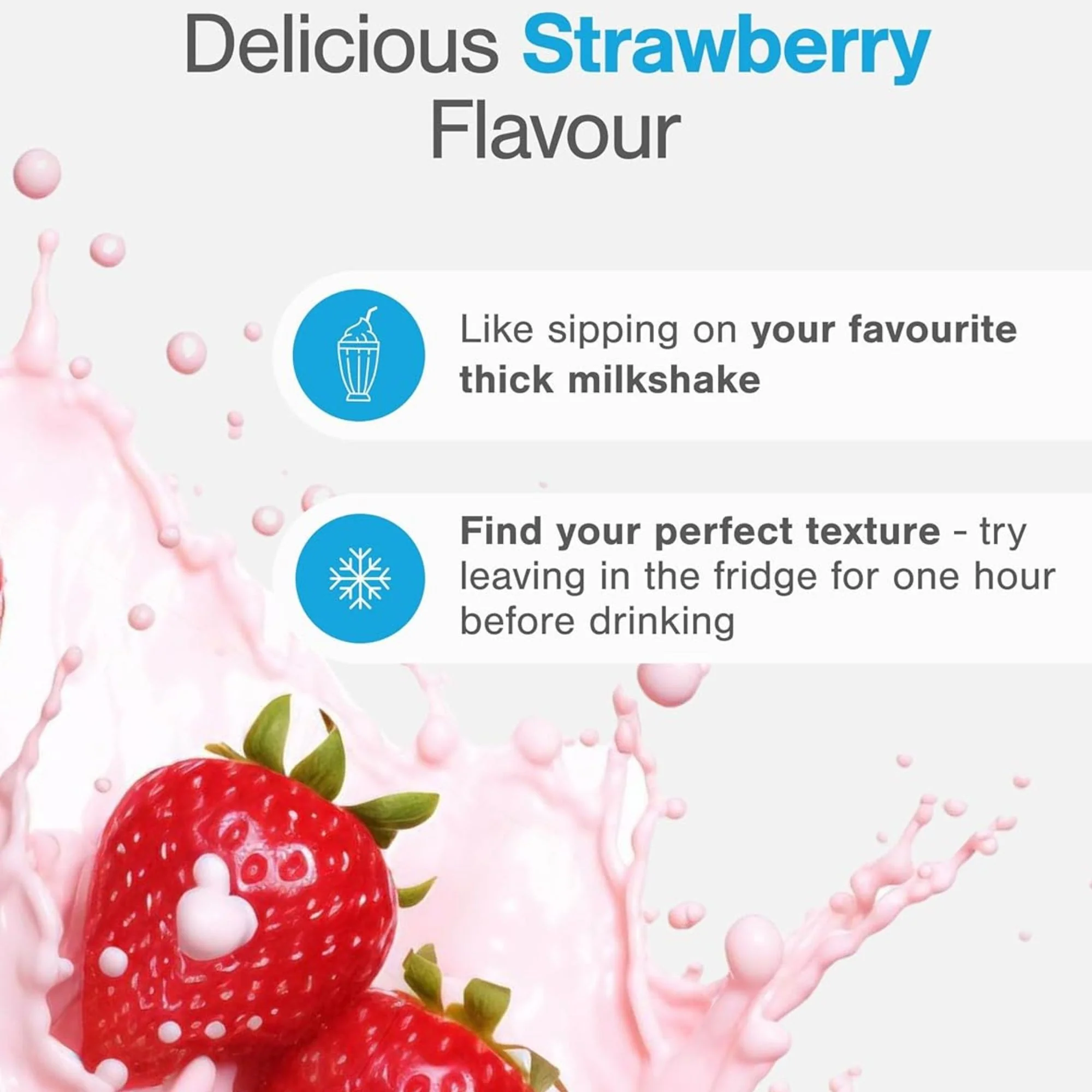USN DietFuel Ultra Lean Meal Replacement Strawberry 1kg - koktajl białkowy, substytut posiłku, smak Truskawka - Image 6
