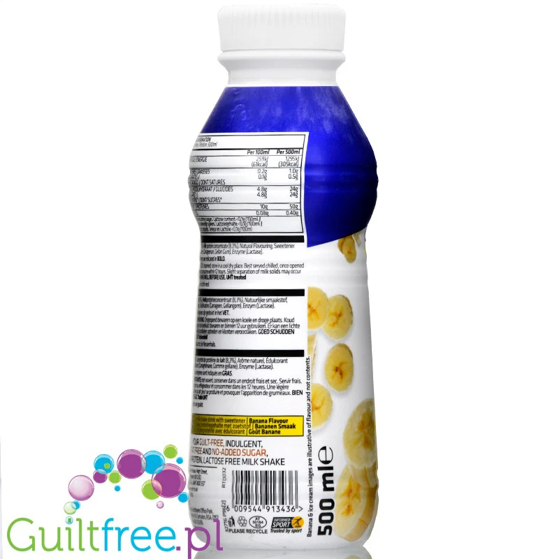 USN Trust 50 Banana - 50g białka, szejk proteinowy bez laktozy - Image 2