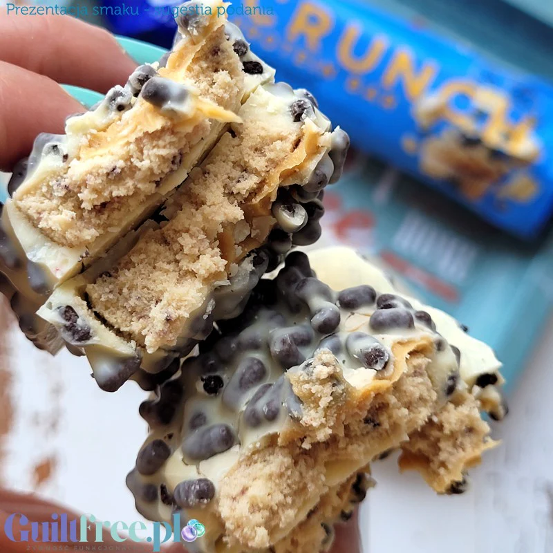 USN Trust Crunch Protein Bar White Chocolate Blueberry Muffin - chrupiący baton białkowy Biała Czekolada & Jagodowy Muffin - Image 4