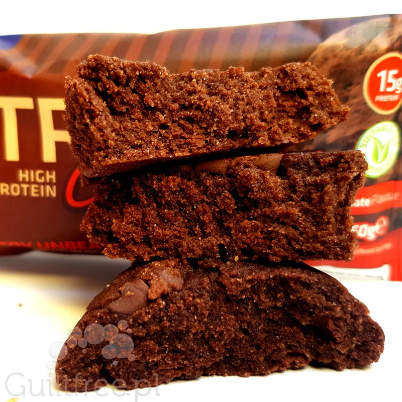 USN Trust Protein Cookie Bar Double Chocolate - mocno czekoladowe ciacho proteinowe 15g białka - Image 3