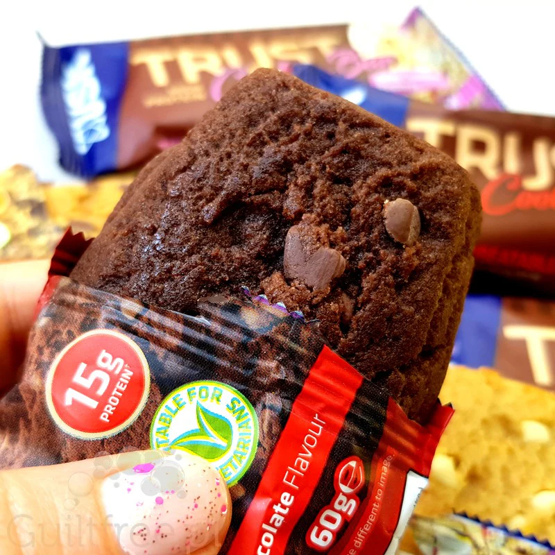 USN Trust Protein Cookie Bar Double Chocolate - mocno czekoladowe ciacho proteinowe 15g białka - Image 4