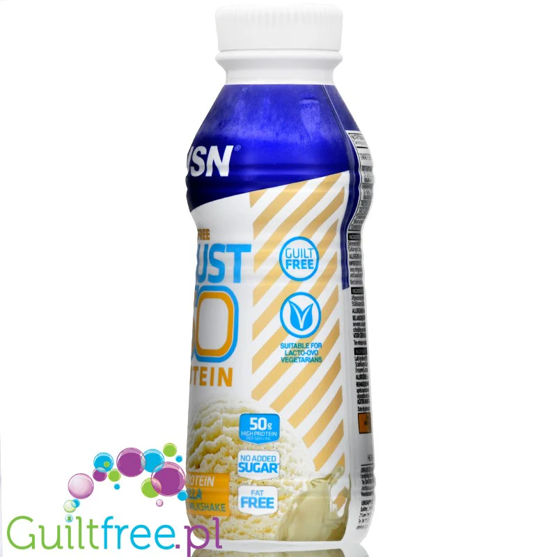 USN Trust 50 Vanilla - 50g białka, bezlaktozowy szejk proteinowy bez cukru - Image 4