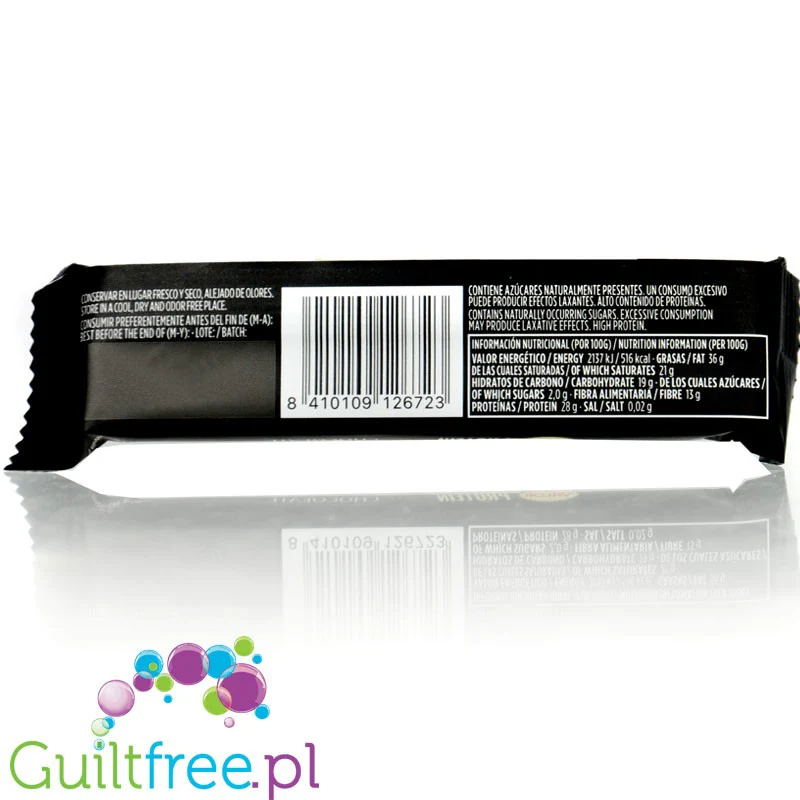 Valor Protein Dark Chocolate - batonik z ciemnej czekolady proteinowej bez cukru - Image 3
