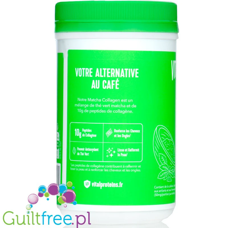Vital Proteins Matcha Collagen - keto zabielacz kolagenowy z matcha i woda kokosową, bez cukru i słodzików - Image 2