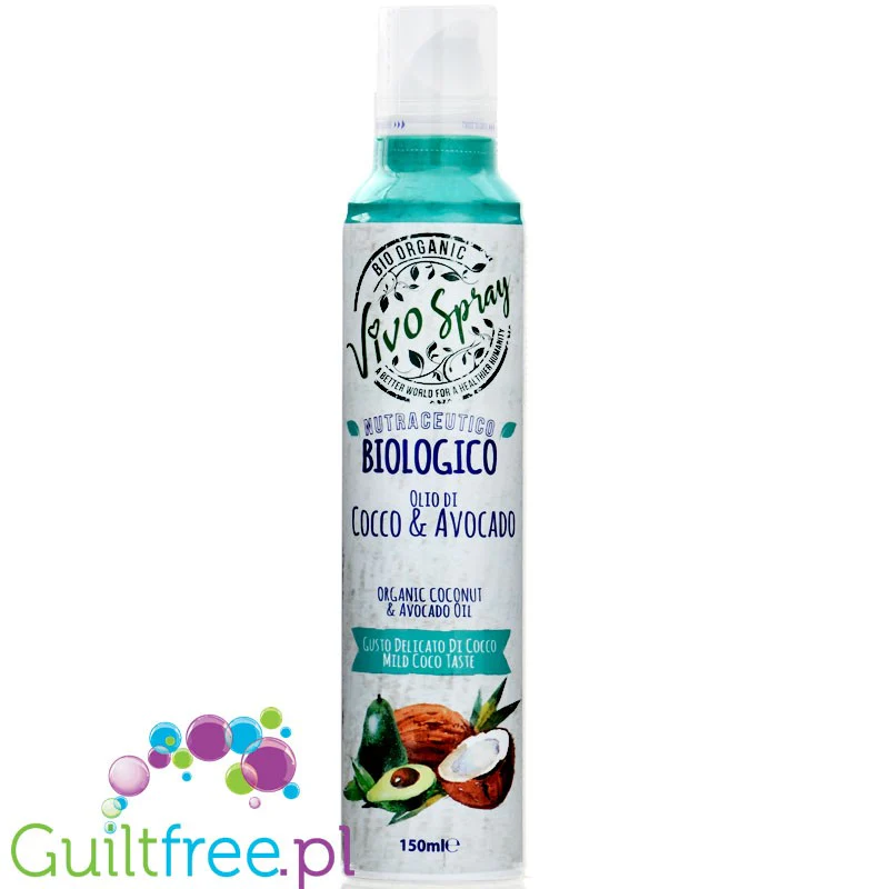 Vivo Spray Cocco & Avocado - BIO olej kokosowy i awokado w spreju bez gazów wypychających