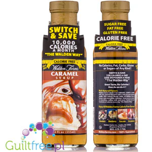 Walden Farms Caramel Syrup USA - Syrop Karmelowy zero ze stewią i erytrolem - Image 2