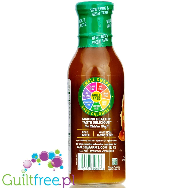Walden Farms Caramel Syrup USA - Syrop Karmelowy zero ze stewią i erytrolem - Image 3