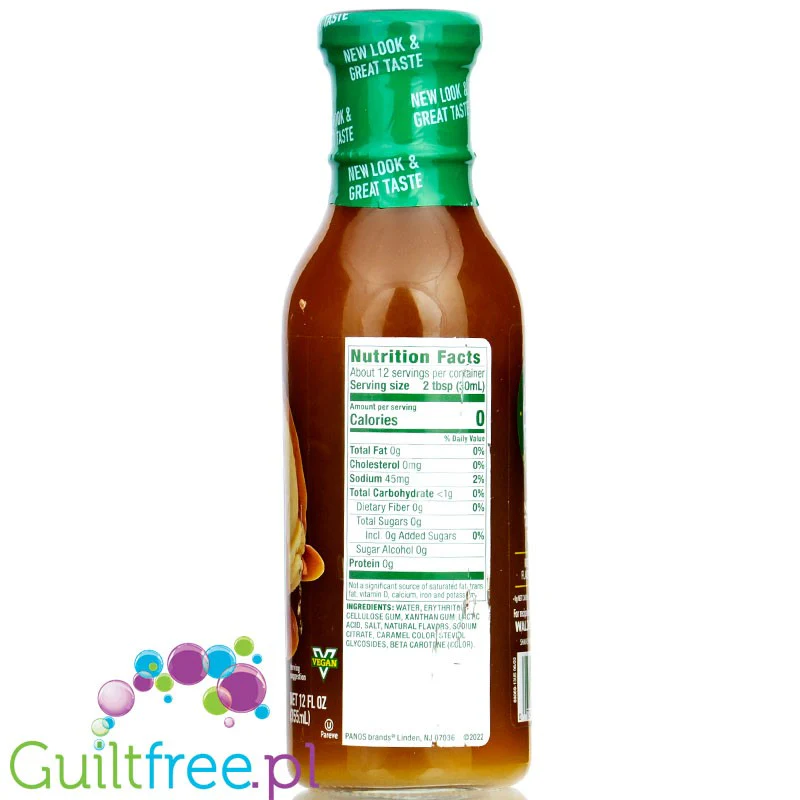 Walden Farms Caramel Syrup USA - Syrop Karmelowy zero ze stewią i erytrolem - Image 4