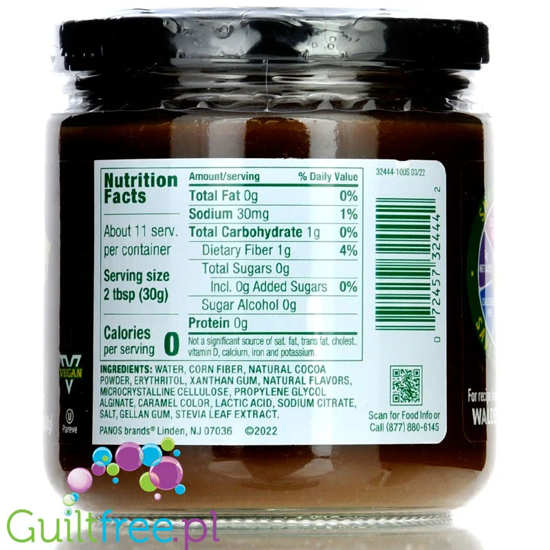 Walden Farms Chocolate Dip USA  - dip czekoladowy zero kalorii bez sukralozy - Image 3