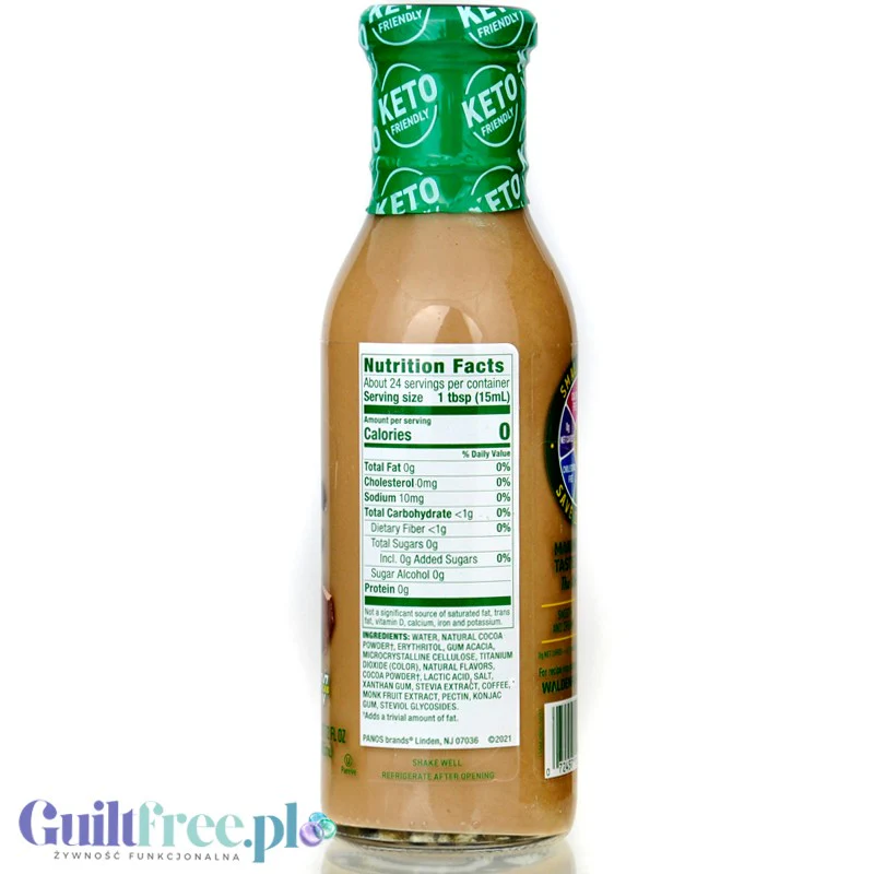 Walden Farms Coffee Creamer Mocha - bezlaktozowa 'śmietanka' czekoladowa do kawy bez kalorii, nowa wersja USA - Image 3