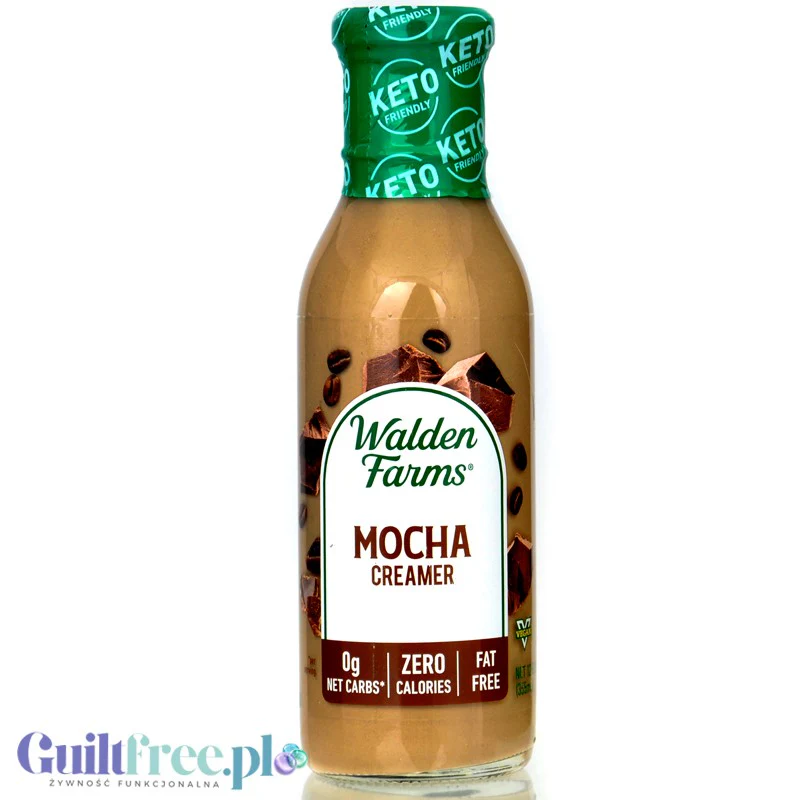 Walden Farms Coffee Creamer Mocha - bezlaktozowa 'śmietanka' czekoladowa do kawy bez kalorii, nowa wersja USA - Image 4