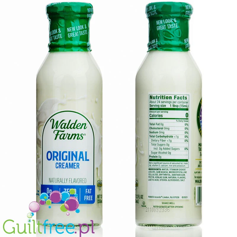 Walden Farms Coffee Creamer Original USA - zabielacz do kawy bez cukru, ze stewią i erytrolem