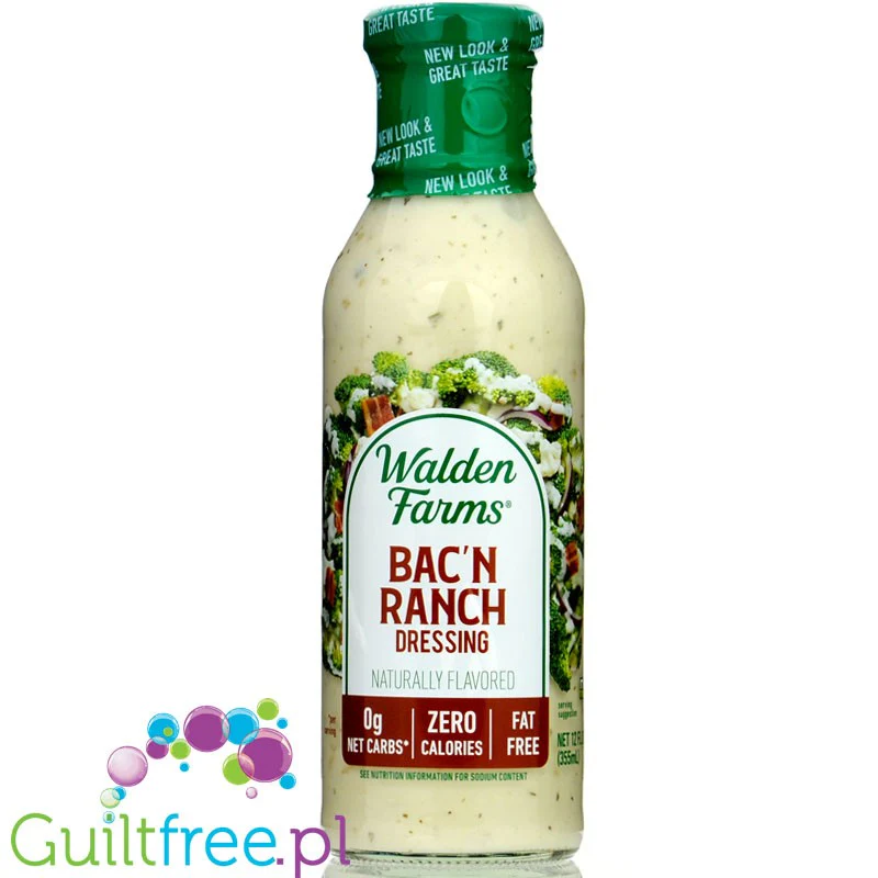 Walden Farms Dressing, Bac'n Ranch USA - 0kcal, sos bekonowo-śmietanowy ze stewią - Image 4