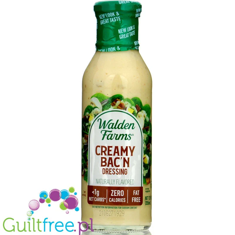Walden Farms Dressing, Creamy Bac'n USA - 0 kcal, dressing śmietanowo-bekonowy bez sukralozy - Image 4