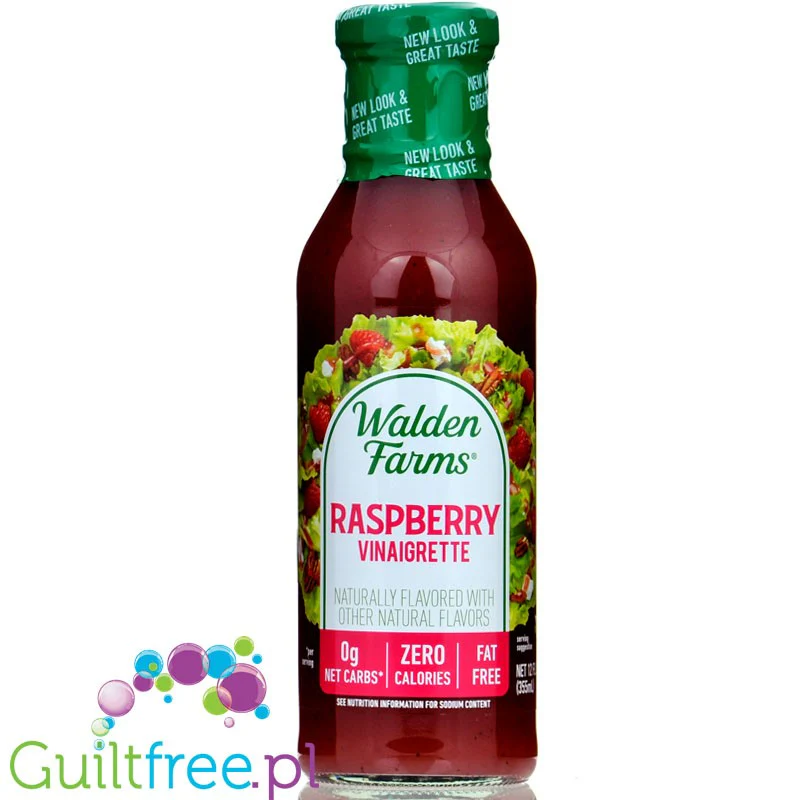 Walden Farms Dressing, Raspberry Vinaigrette USA - 0kcal, dressing malinowy winegret ze stewią - Image 4