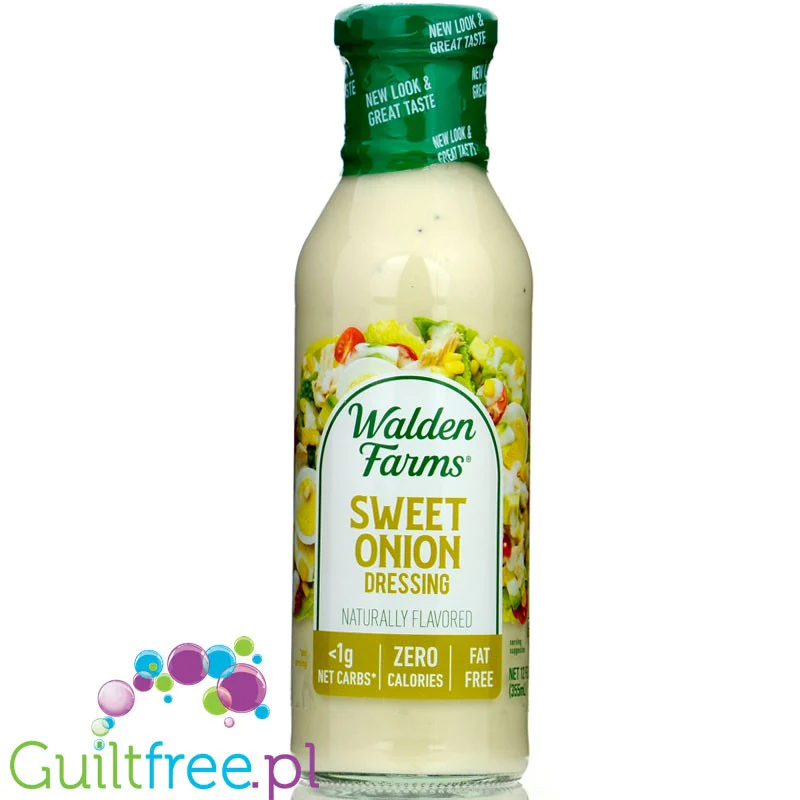 Walden Farms Dressing, Sweet Onion USA - 0kcal słodki dressing cebulowy zero kalorii ze stewią - Image 4