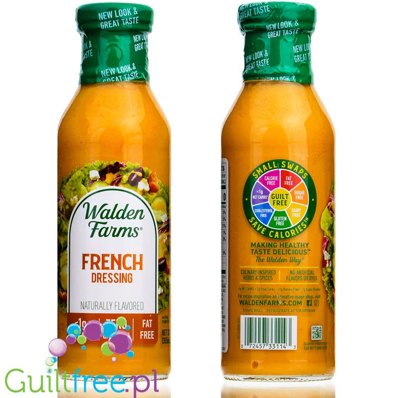 Walden Farms French Dressing USA - sos sałatkowy zero kcal ze stewią i erytrolem