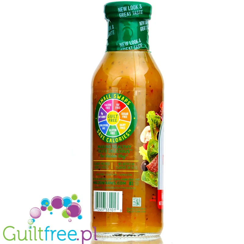 Walden Farms Italian Dressing USA - ziołowy włoski sos sałatkowy zero ze stewią - Image 2