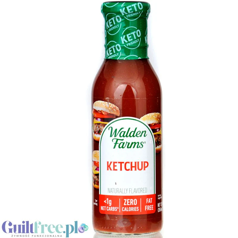Walden Farms Ketchup - kanapkowy sos pomidorowy bez cukru i kalorii, wersja USA bez sukralozy - Image 4