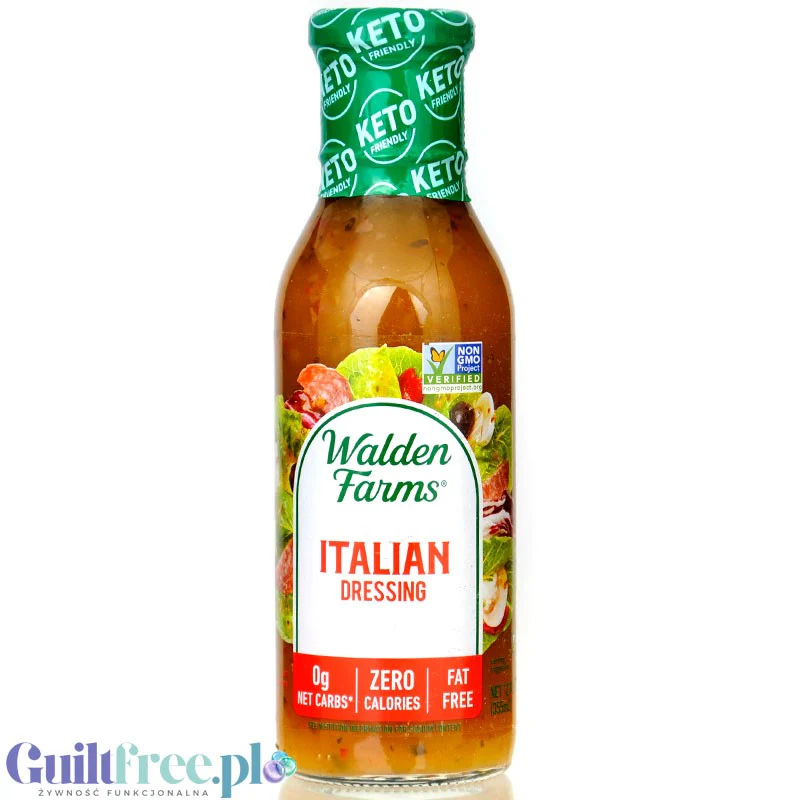 Walden Farms Keto Italian Dressing - włoski sos sałatkowy z papryką i ziołami zero - Image 4