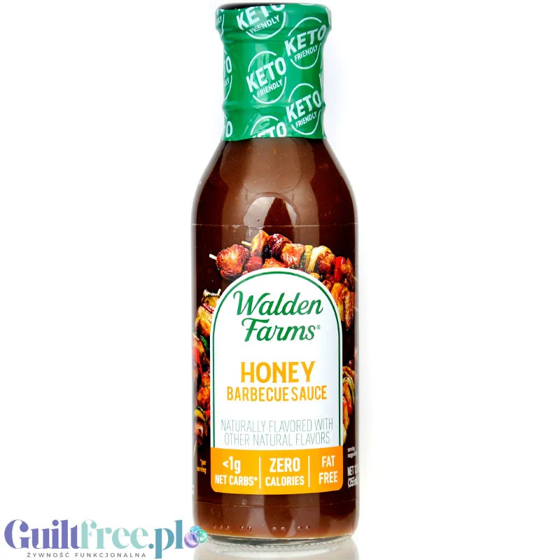 Walden Farms Keto Sauce, Honey Barbecue - sos BBQ o smaku miodowym bez cukru i kalorii - Image 3
