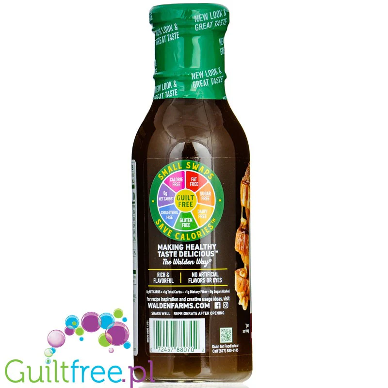 Walden Farms Maple Walnut USA - syrop zero kcal o smaku kolonowo-orzechowym bez sukralozy - Image 2