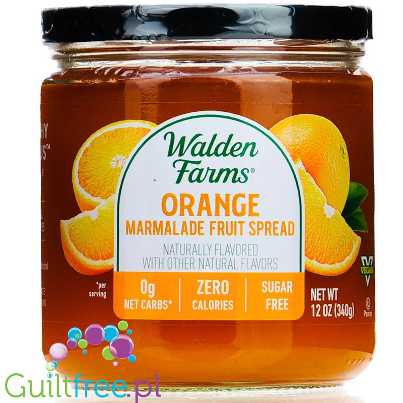 Walden Farms Orange Marmalade USA - marmolada pomarańczowa bez cukru i kcal ze stewią